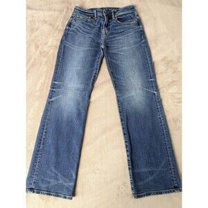 American Eagle Men’s 30x30 Original Bootcut Airflex Jeans Blue Dark Wash